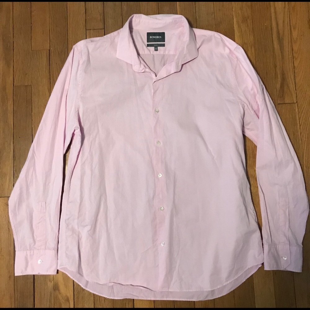 BONOBOS Slim Fit Long Sleeve Button Down